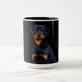 Rottweiler zweifarbige tasse