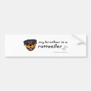 RottweilerBrother Autoaufkleber