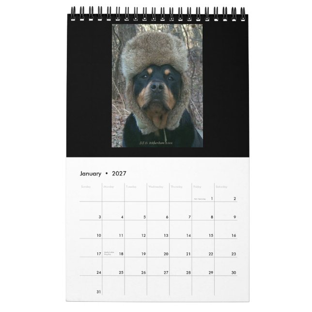 Rottweilers 2014 durch Diane-Kalender Kalender (Jan 2027)