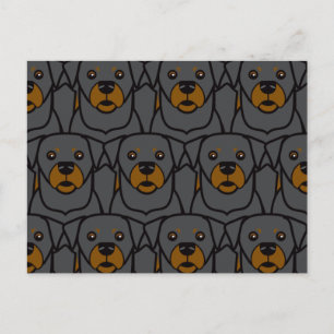 Rottweilers Postkarte