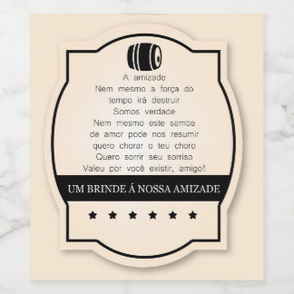 Rótulo de Vinho Personalizado Weinetikett