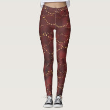 Rotweih-Leggings
