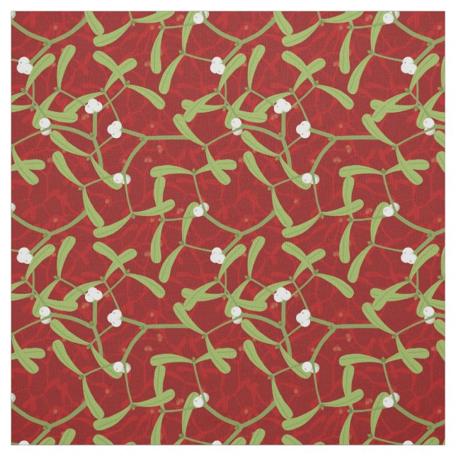Rotweihnadel Stoff (Muster)