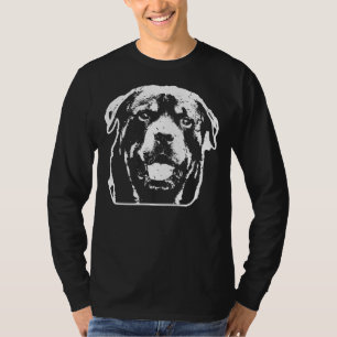 Rotweiler Rottweiler Hunde Kopf T-Shirt