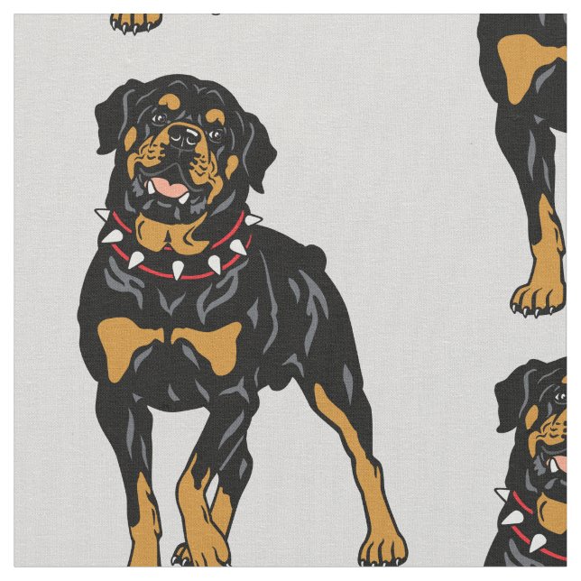 Rotweiler Stoff (Nahaufnahme)