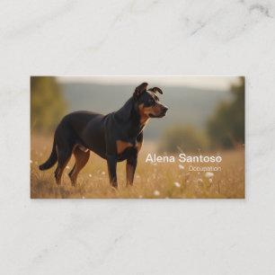 Rotweiller Dog Visitenkarte
