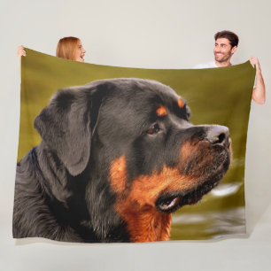 ROTWEILLER FLEECEDECKE