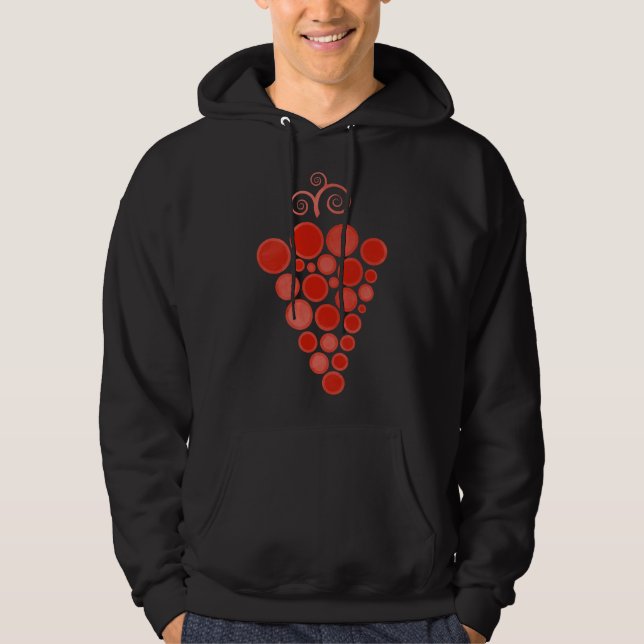 Rotwein 98 hoodie (Vorderseite)