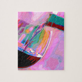 Rotwein feiert Abend Puzzle