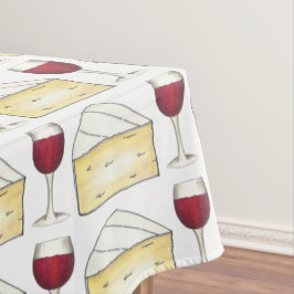 Rotwein Glas Brie Feinschmecker Druck Tablette Tischdecke