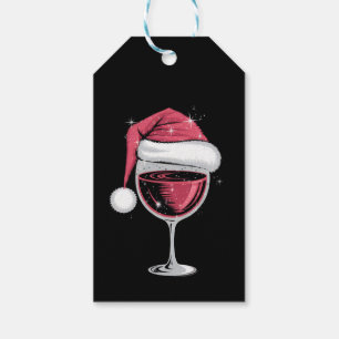 Rotwein Glas Weihnachten Lustiges Weihnachten Xmas Geschenkanhänger