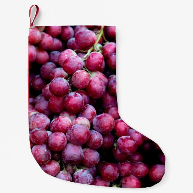Rotwein Kleiner Weihnachtsstrumpf (Vorderseite)
