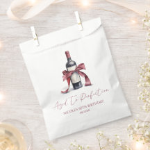 Rotwein-Schleife zum Geburtstag - gereift bis zur 