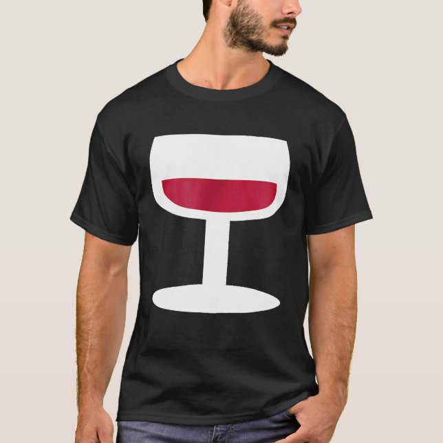 Rotwein T-Shirt (Vorderseite)
