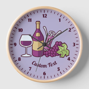 Rotwein Uhr