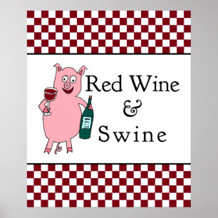 Rotwein und Rotwein Poster