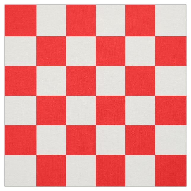 Rotweiße Schachtel-Karo-Muster Stoff (Muster)