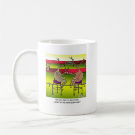 Rotwild, die für eine Jagd-Lizenz fragen Tasse