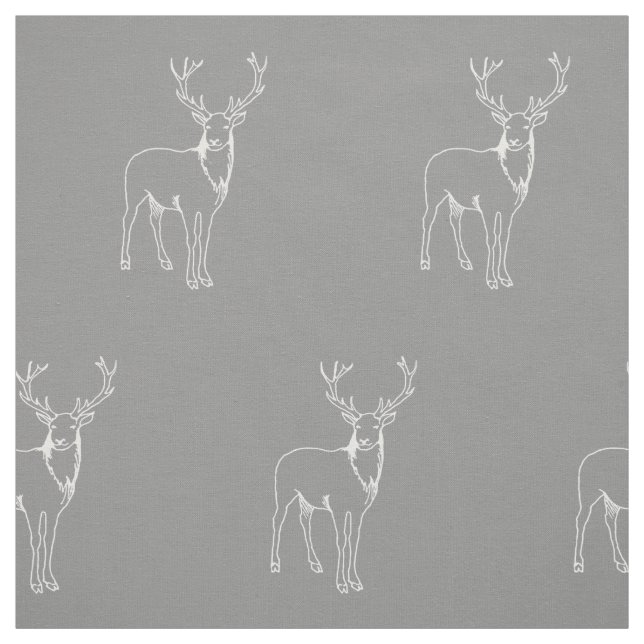 Rotwild-Druck-Gewebe Stoff (Muster)