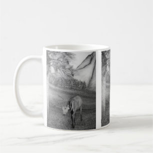 Rotwild-Feld Tasse