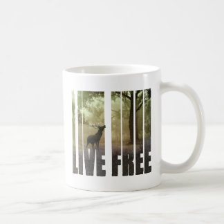 Rotwild-Foto-Druck Tasse