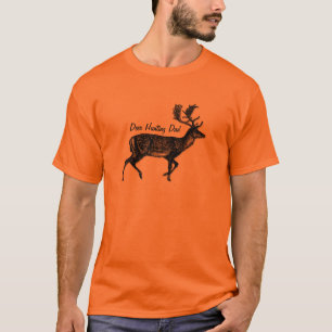 Rotwild-Jagd-Vater kundengerecht T-Shirt