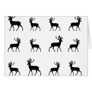 Rotwild kopieren in Schwarzweiss