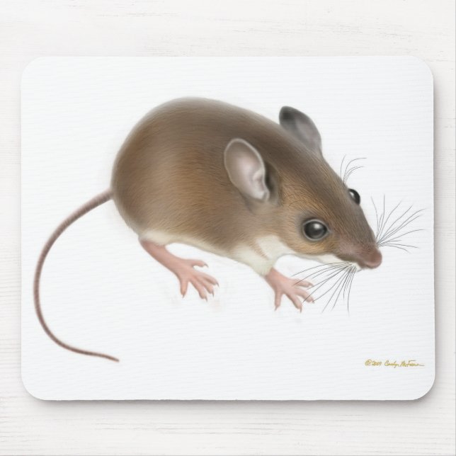 Rotwild-Maus Mousepad (Vorne)
