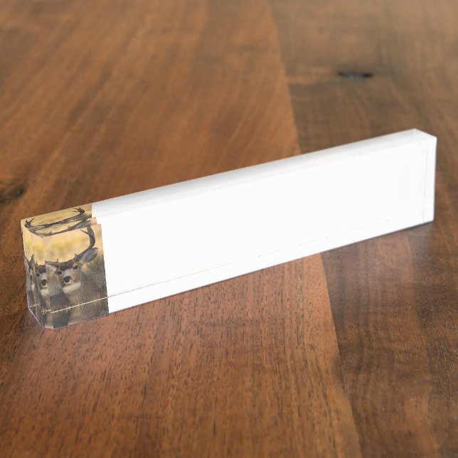 Rotwild Namensplakette (Seite)