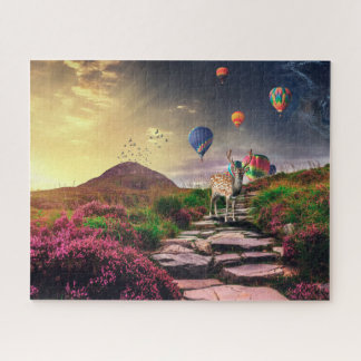 Rotwild-Puzzlespiel Puzzle