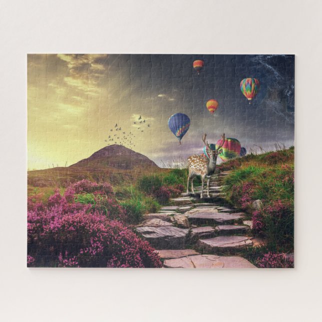 Rotwild-Puzzlespiel Puzzle (Horizontal)