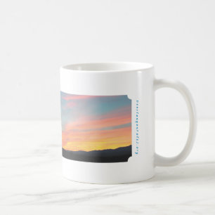 Rotwild-Schlucht-Sonnenuntergang Tasse