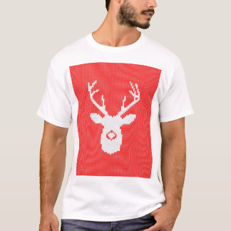 Rotwild-Silhouette im T-Shirt