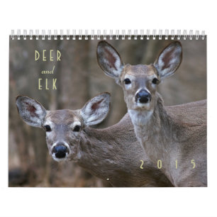 Rotwild-und der Elch-2015 Wandkalender - wild