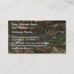 Rotwild-und Eber-Jagd durch Cranach D. Ä. Lucas Visitenkarte