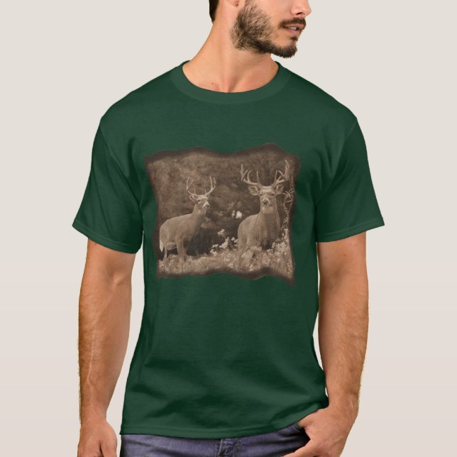 Rotwildhoodie-Sweatshirt T-Shirt (Vorderseite)