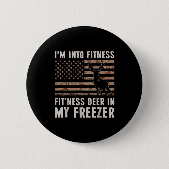 Rotwildjagd Ich bin in Form Fit'ness Rotwild In Me Button (Vorderseite)