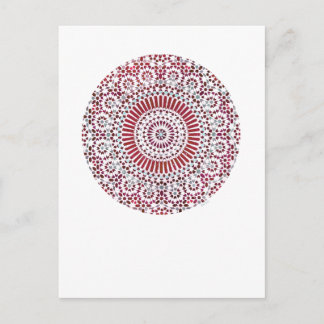 Rotwurzelmosaik Postkarte