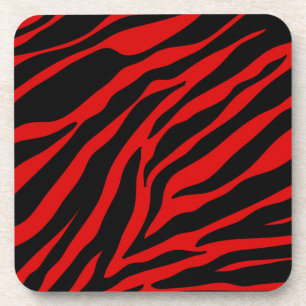 Rotzebra Getränkeuntersetzer