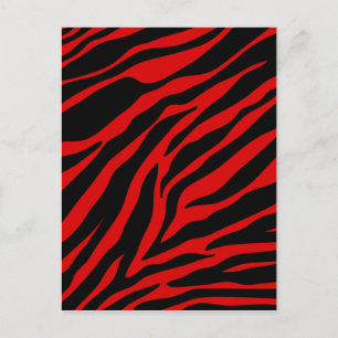 Rotzebra Postkarte