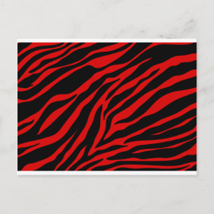 Rotzebra Postkarte