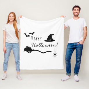 Rotzhut und Broom mit Spinne und Fledermaus Fleecedecke