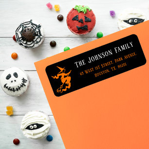 Rotzunge Halloween-Party Mail Schwarze Rücksendea
