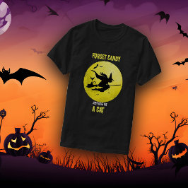 Rotzunge mit Katze T-Shirt