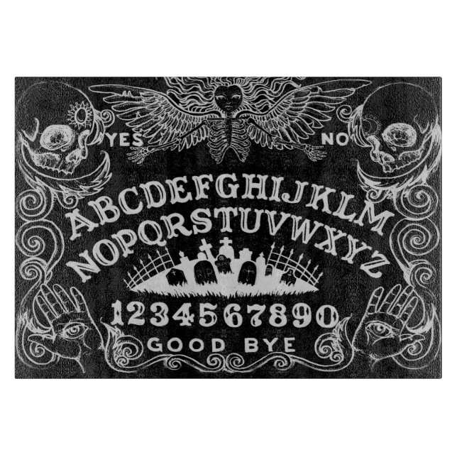 Rotzunge Schwarz Schneidebrett (Vorderseite)