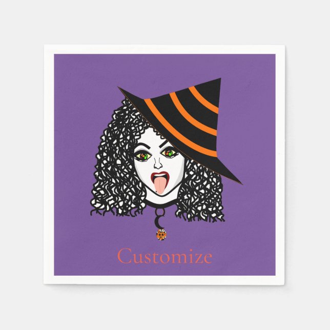 Rotzunge Serviette (Vorderseite)