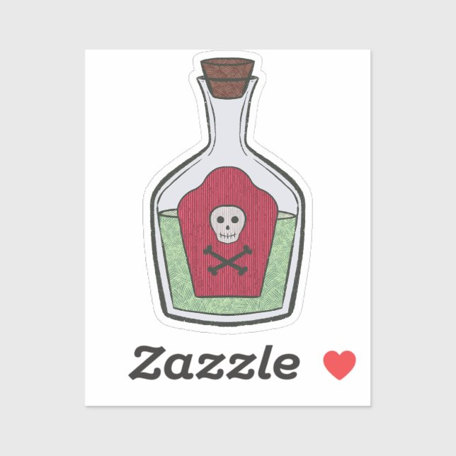 Rotzunge-Vinyl-Sticker Aufkleber (Blatt)