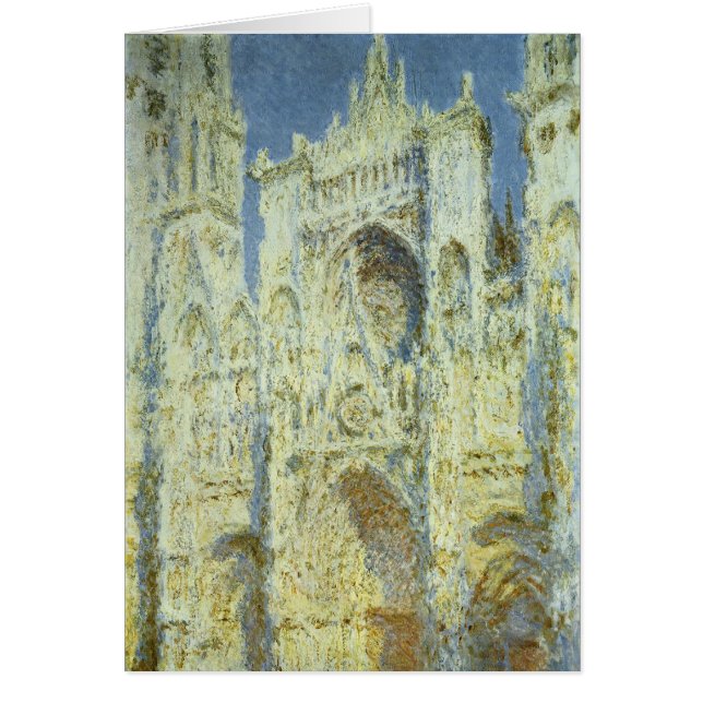 Rouen Cathedral West Facade Sunlight, Claude Monet (Vorne)