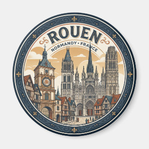 Rouen Frankreich Magnet