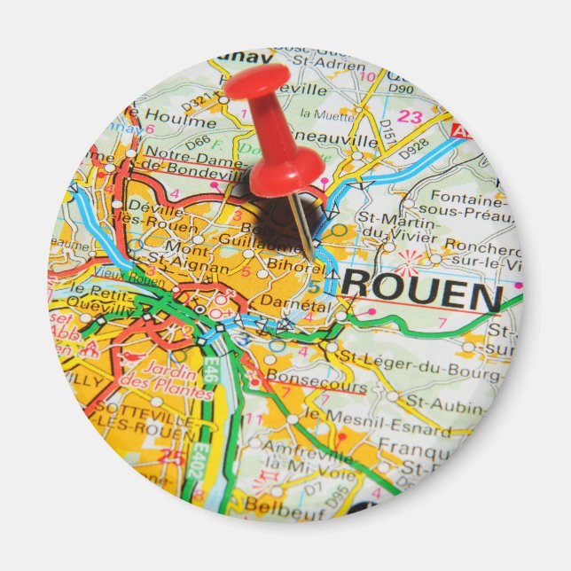 Rouen, Frankreich Magnet (Vorne)